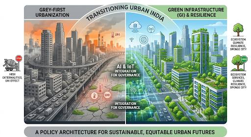 GREEN INFRASTRUCTURE AS A NECESSITY: Mapping the Environmental Costs of Grey Builds and Pathways to Technology-Integrated Policy Solutions for Indian Cities
