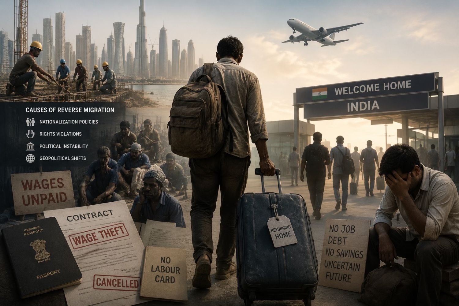 REVERSE MIGRATION AND HUMAN RIGHTS RISKS FOR INDIAN BLUE COLLAR MIGRANT WORKERS IN GULF COUNTRIES