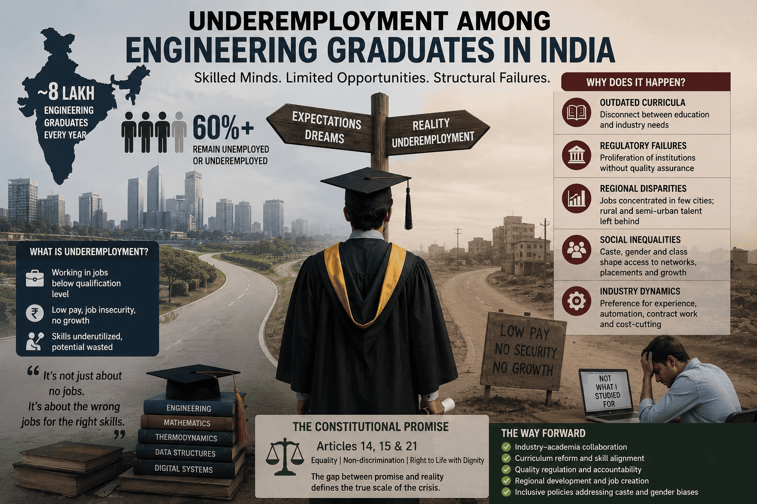 Underemployment among Engineering Graduates in India