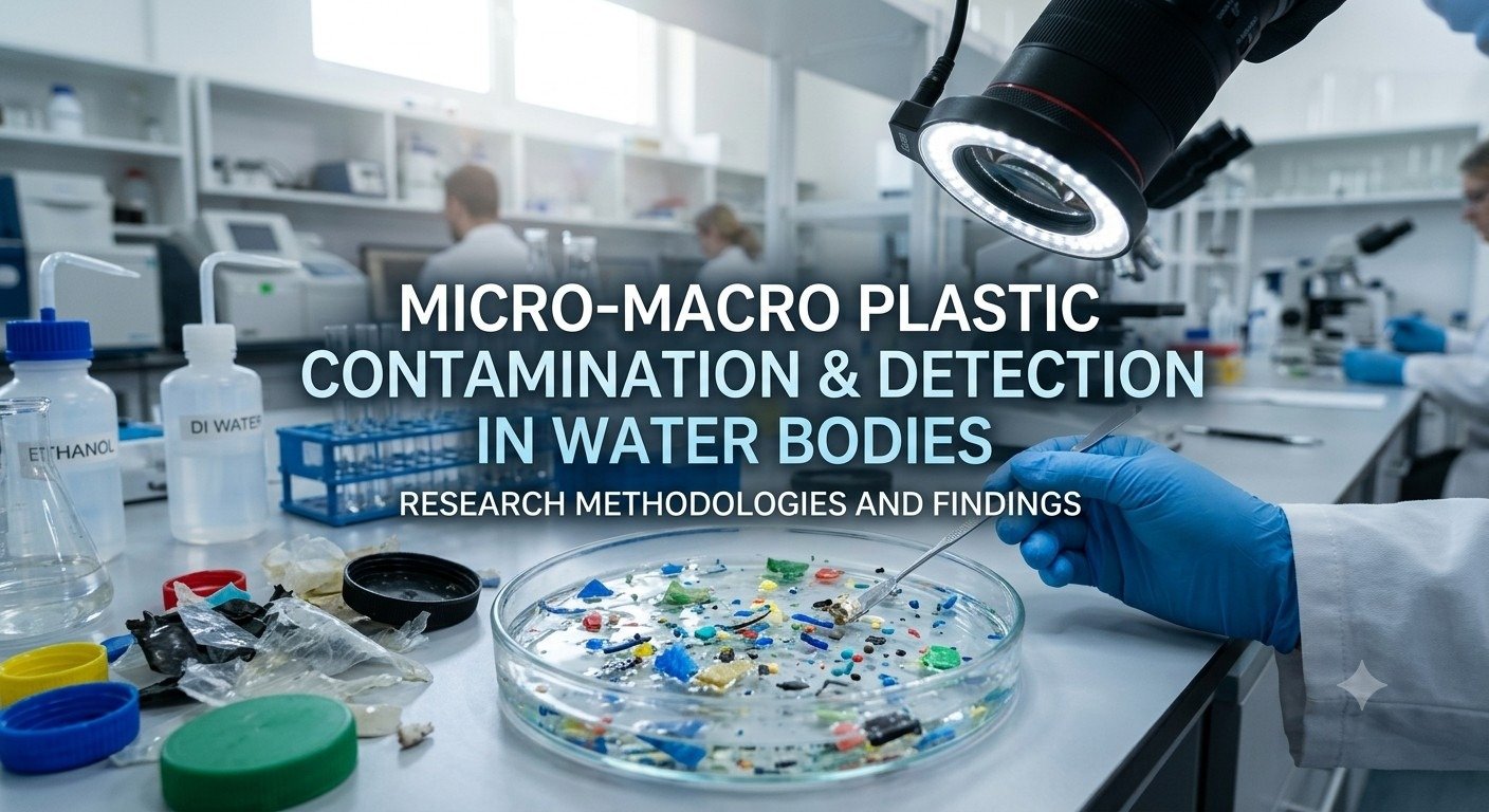 Micro-Macro Plastic Contamination and Detection in Water Bodies