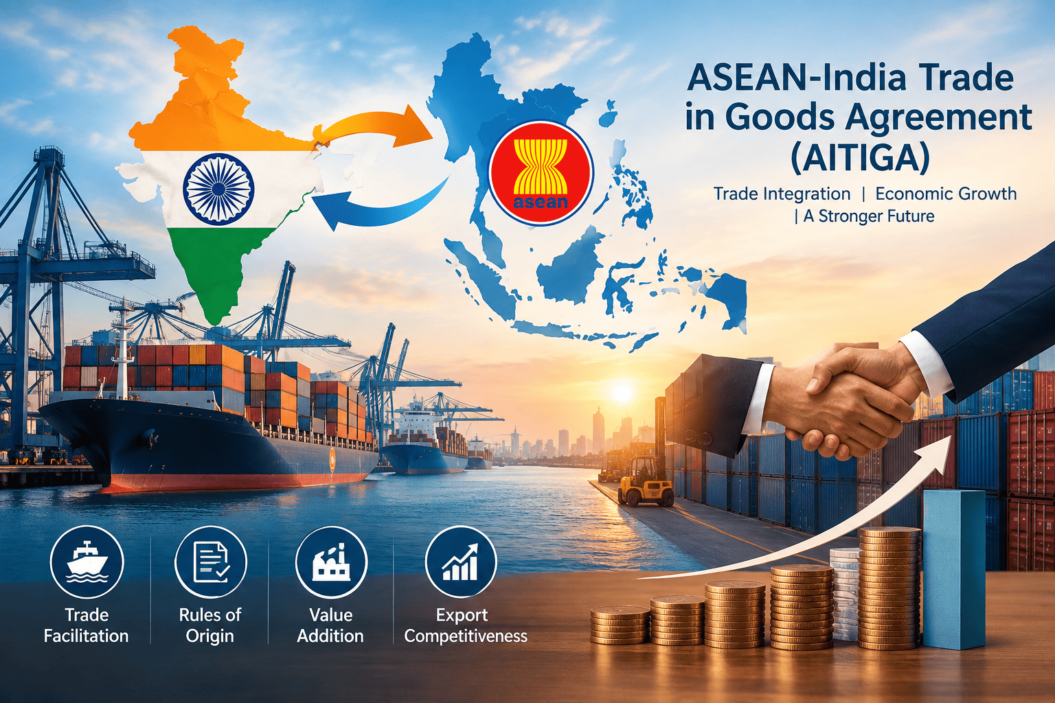 ASSESSING THE IMPACT OF THE ASEAN-INDIA TRADE IN GOODS AGREEMENT (AITIGA) ON INDIA-ASEAN TRADE VOLUMES AND ITS IMPLICATIONS FOR ECONOMIC GROWTH