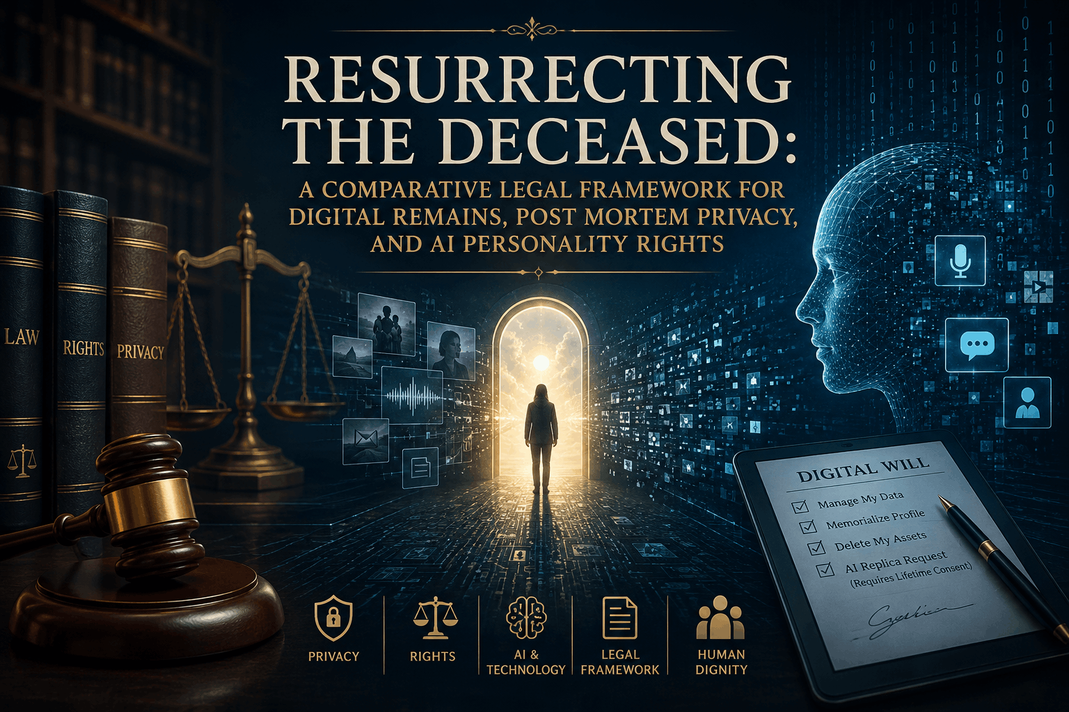 Resurrecting the Deceased: A Comparative Legal Framework for Digital Remains, Post Mortem Privacy, and AI Personality Rights