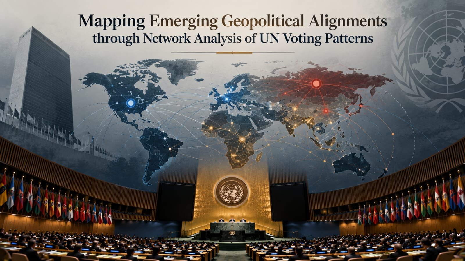 Mapping Emerging Geopolitical Alignments through Network Analysis of UN Voting Patterns