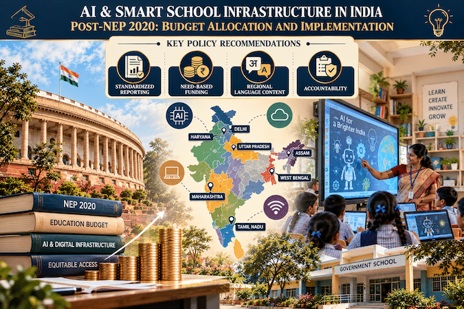 BUDGET ALLOCATION FOR AI AND SMART SCHOOL INFRASTRUCTURE AFTER NEP 2020: A comparative analysis study of Indian states