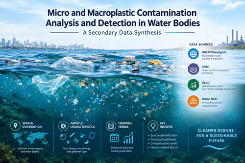 Micro and Macroplastic Contamination Analysis and Detection in Water Bodies: A Secondary Data Synthesis